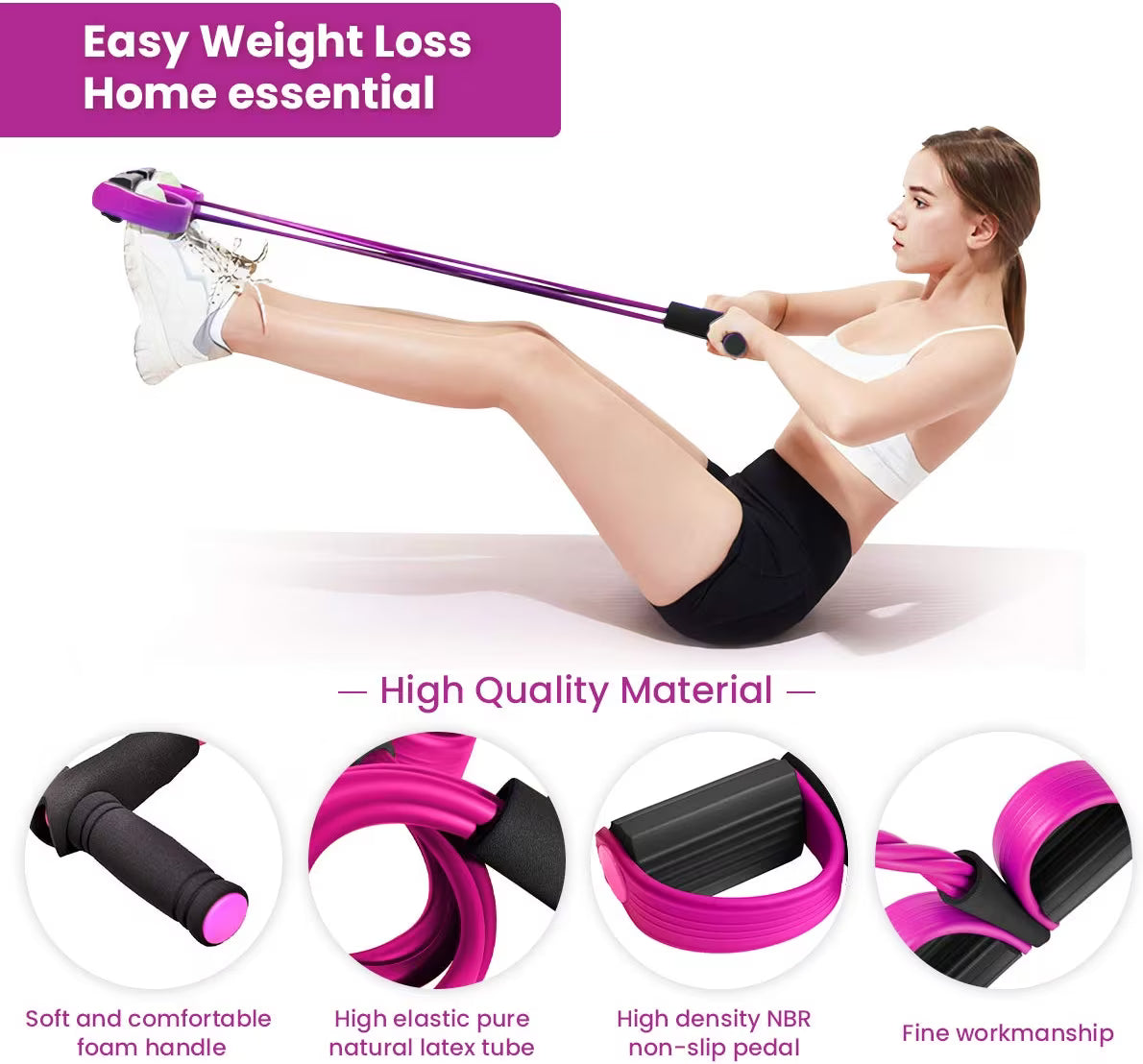 Corde de tension abdominal : Votre Allié Fitness à Domicile