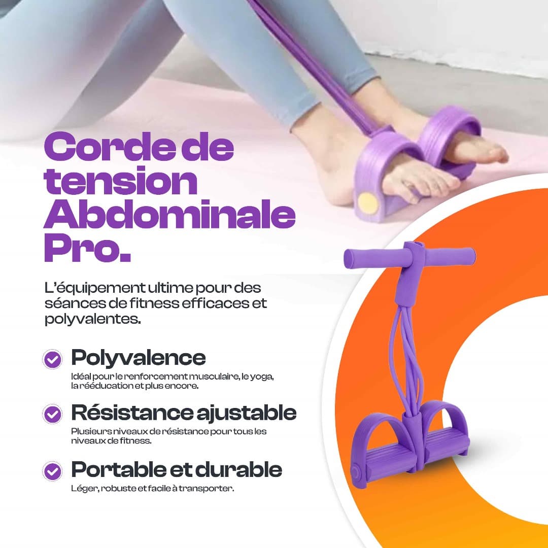 Corde de tension abdominal : Votre Allié Fitness à Domicile